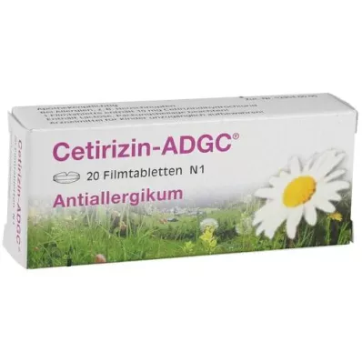 CETIRIZIN ADGC Comprimés pelliculés, 20 pc