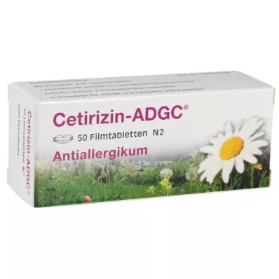 CETIRIZIN ADGC Comprimés pelliculés, 50 pc