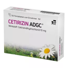 CETIRIZIN ADGC Comprimés pelliculés, 50 pc