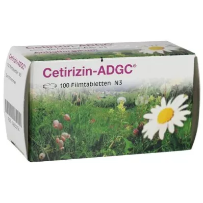 CETIRIZIN ADGC Comprimés pelliculés, 100 pc