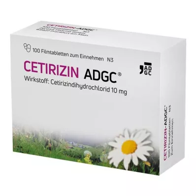 CETIRIZIN ADGC Comprimés pelliculés, 100 pc