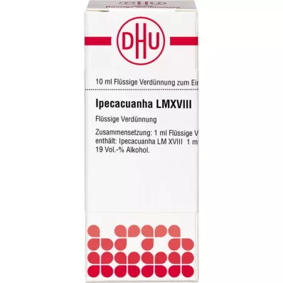 IPECACUANHA LM XVIII Dilution, 10 ml