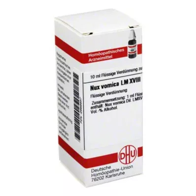 NUX VOMICA LM XVIII Dilution, 10 ml