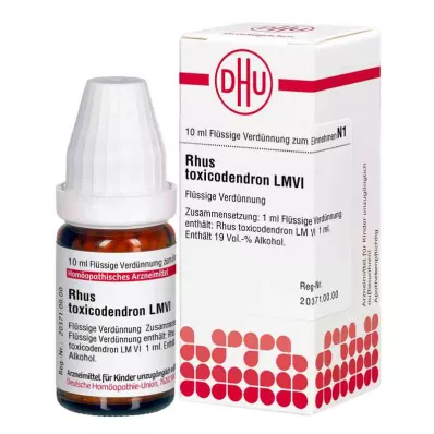 RHUS TOXICODENDRON LM VI Dilution, 10 ml RHUS TOXICODENDRON LM VI Dilution, 10 ml
