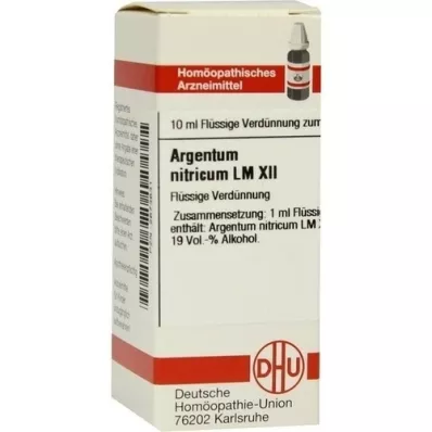 ARGENTUM NITRICUM LM XII Dilution, 10 ml