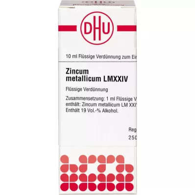 ZINCUM METALLICUM LM XXIV Dilution, 10 ml