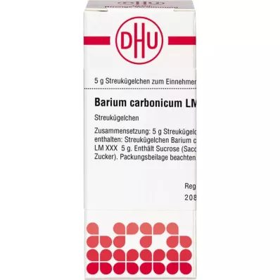 BARIUM CARBONICUM LM XXX Globules, 5 g