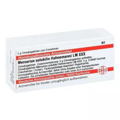 MERCURIUS SOLUBILIS Hahnemanni LM XXX Globules, 5 g MERCURIUS SOLUBILIS Hahnemanni LM XXX Globules, 5 g