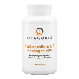 HYALURONSÄURE 100+Collagène 400 gélules, 120 gélules