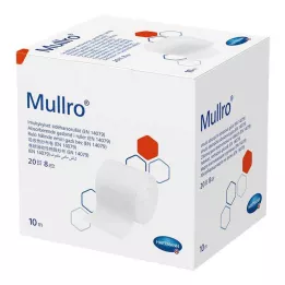 MULLRO Gaze 10 cmx10 m roulée, 1 pc