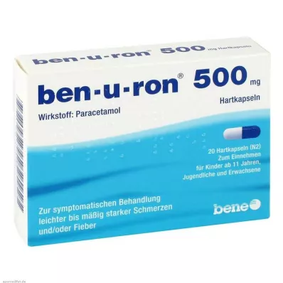 Capsules Ben-U-Ron 500 mg, 20 pc