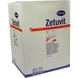 ZETUVIT Compresses absorbantes stériles 10x10 cm, 25 pces