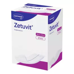 ZETUVIT Compresses absorbantes stériles 10x10 cm, 25 pces