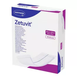 ZETUVIT Compresses absorbantes stériles 20x20 cm, 15 pces