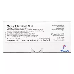 MARMOR Ampoules de D 6/Stibium D 6 aa, 50X10 ml