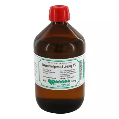 Solution de peroxyde dhydrogène 3% (500 g)