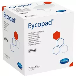 EYCOPAD Compresses oculaires 70x85 mm stériles, 25 pces