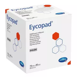 EYCOPAD Compresses oculaires 70x85 mm stériles, 25 pces