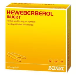 HEWEBERBEROL ampoules injectables, 100 pc