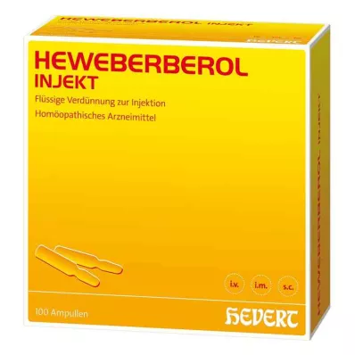 HEWEBERBEROL ampoules injectables, 100 pc