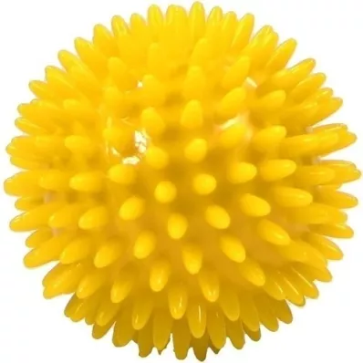 MASSAGEBALL Balle hérisson 8 cm jaune, 1 pc