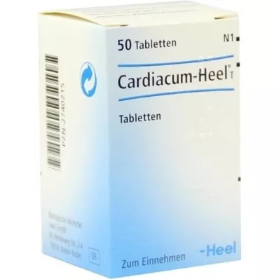 CARDIACUM Comprimés Heel T, 50 pces