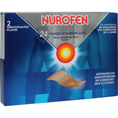 NUROFEN Pansement analgésique de 24 heures 200 mg, 2 pces