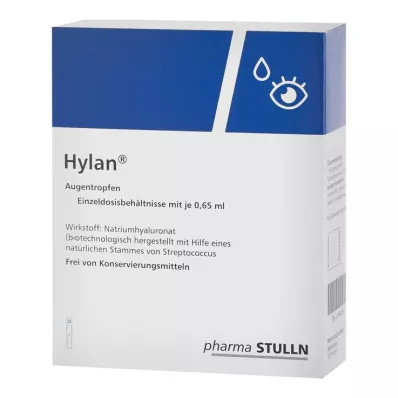 Hylan 0,65 ml gouttes pour les yeux, 60 pc