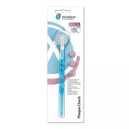 MIRADENT Plaquetest Mira2+miroir bleu transparent, 1 pc