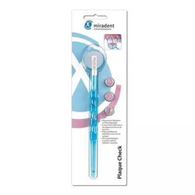 Test de plaque Miradent Mira2 + miroir bleu transparent, 1 pc