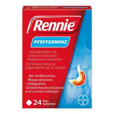RENNIE Comprimés à mâcher, 24 pièces