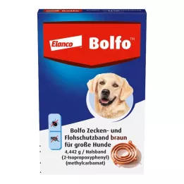 BOLFO Bande anti-puces brune pour grands chiens, 1 pc