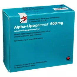 ALPHA-LIPOGAMMA Concentré pour perfusion de 600 mg, 10X24 ml
