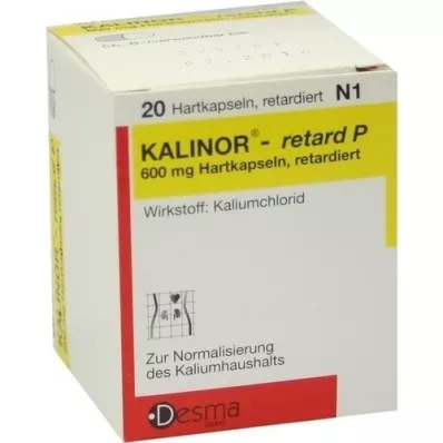 KALINOR retard P 600 mg gélules, 20 gélules