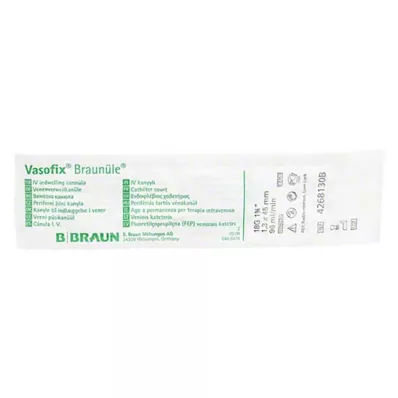 Vasofix Braunüle 18G 45mm vert, 1 pièce