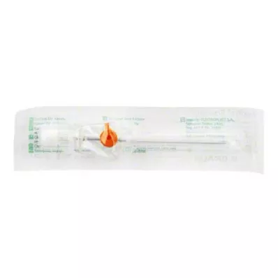 VASOFIX Aiguille brune 14 G 50 mm orange, 1 pc