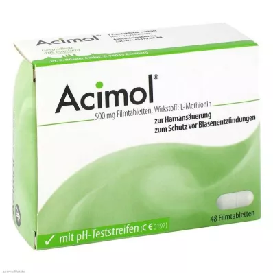 ACIMOL avec bandelettes de test pH, 48 comprimés