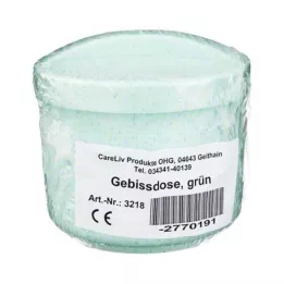 GEBISSDOSE avec insert et couvercle vert, 1 pc