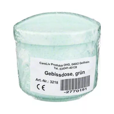 GEBISSDOSE avec insert et couvercle vert, 1 pc