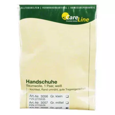 ZWIRNHANDSCHUHE Coton grand, 2 pces