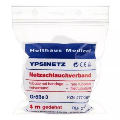 NETZVERBAND Filet Ypsin taille 3 4 m blanc, 1 pc