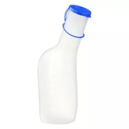 URINFLASCHE Homme plastique 1 l avec bouchon laiteux, 1 pc