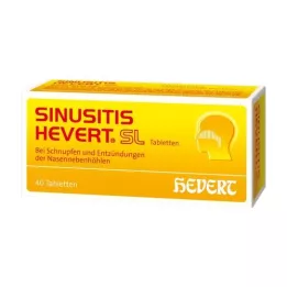 SINUSITIS HEVERT SL Comprimés, 40 pcs