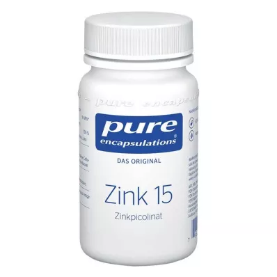 PURE ENCAPSULATIONS Gélules de picolinate de zinc 15, 60 gélules