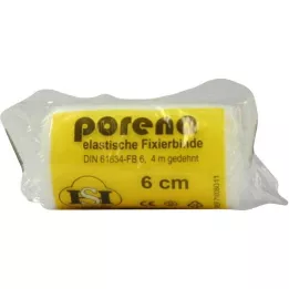 PORENA Bande de gaze élastique 6 cm blanc avec violoncelle, 1 pc