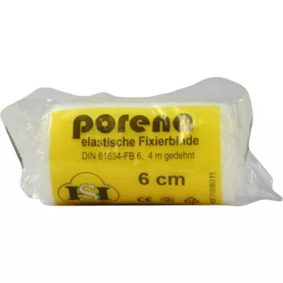PORENA Bande de gaze élastique 6 cm blanc avec violoncelle, 1 pc PORENA Bande de gaze élastique 6 cm blanc avec violoncelle, 1 pc