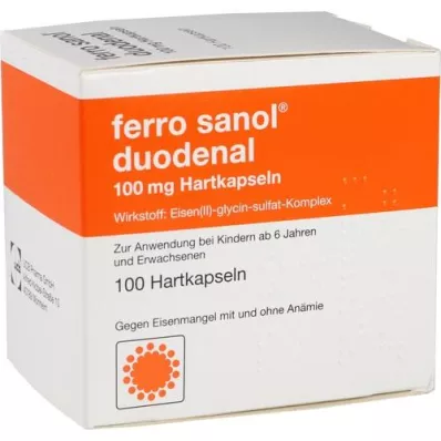 FERRO SANOL duodenal gélules avec msr.overz.pell., 100 pc