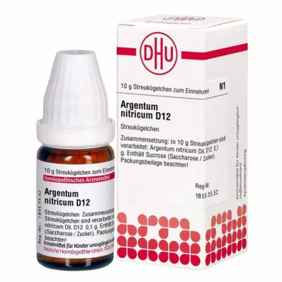 ARGENTUM NITRICUM Globules D 12, 10 g