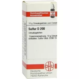 SULFUR D 200 globules, 10 g