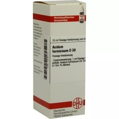 ACIDUM FORMICICUM D 30 Dilution, 20 ml